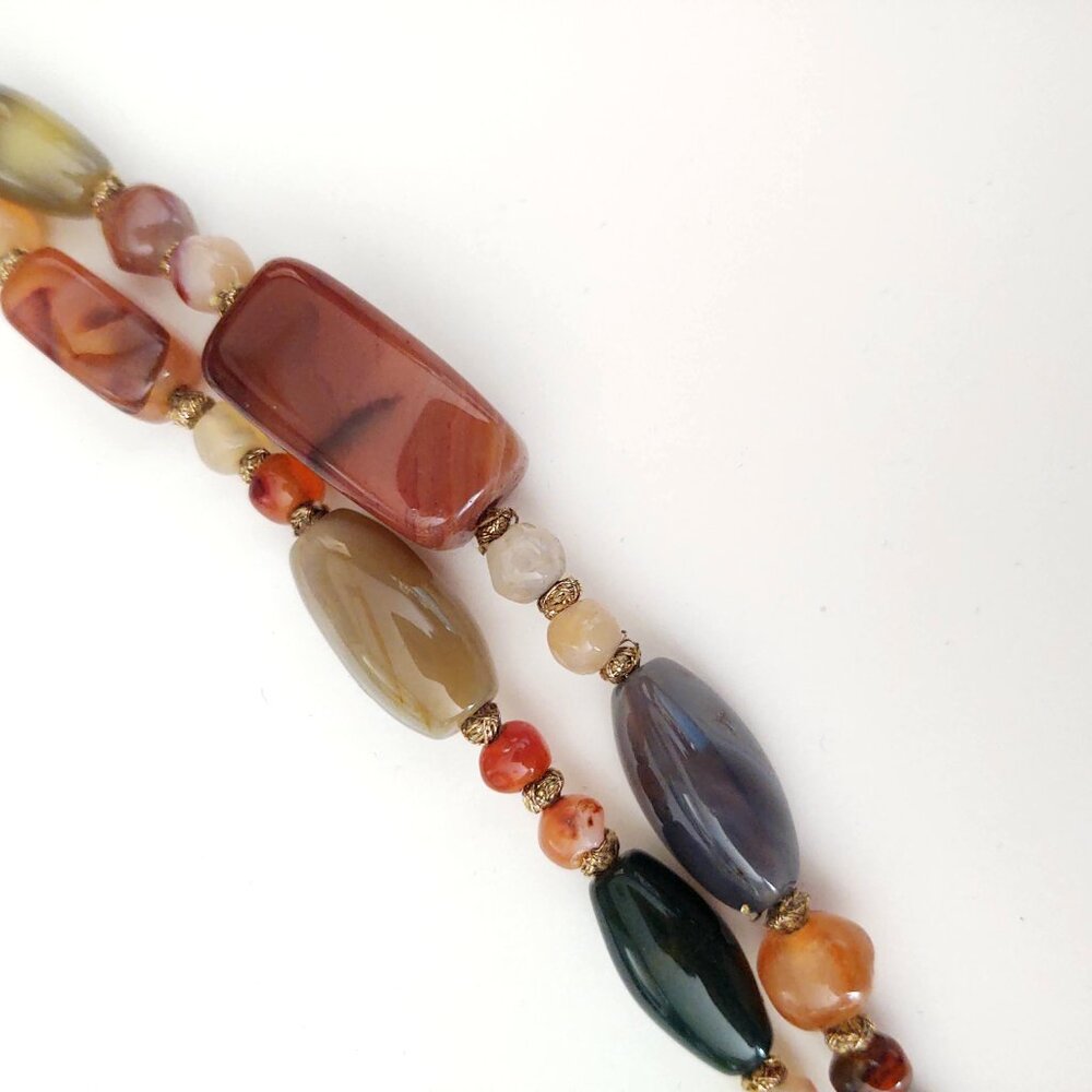 Single strand multi stone necklace - Picture 14 of 16